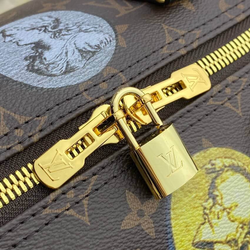 Louis Vuitton Monogram Cameo Printed Keepall Bandouliere 45 M59261