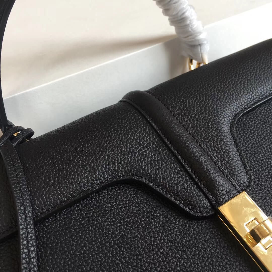 Celine Medium 16 Bag In Grained Calfskin 187373