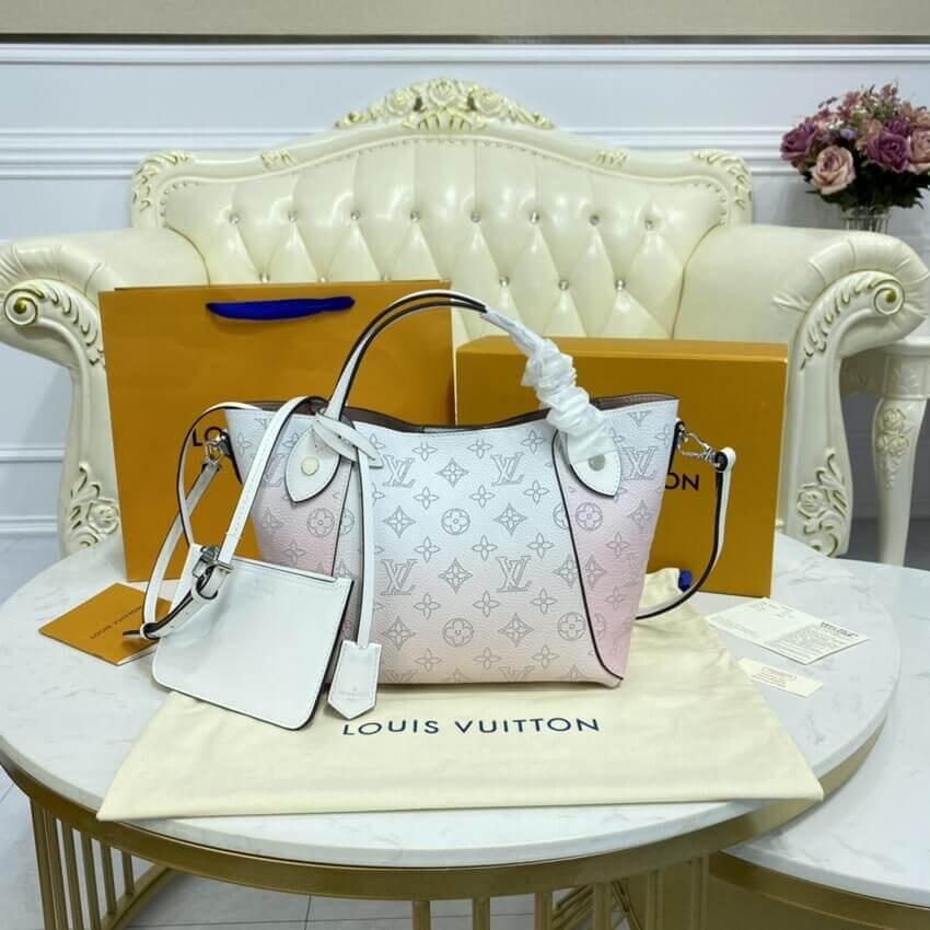 Louis Vuitton Hina PM Gradient Pink Mahina Leather M57858
