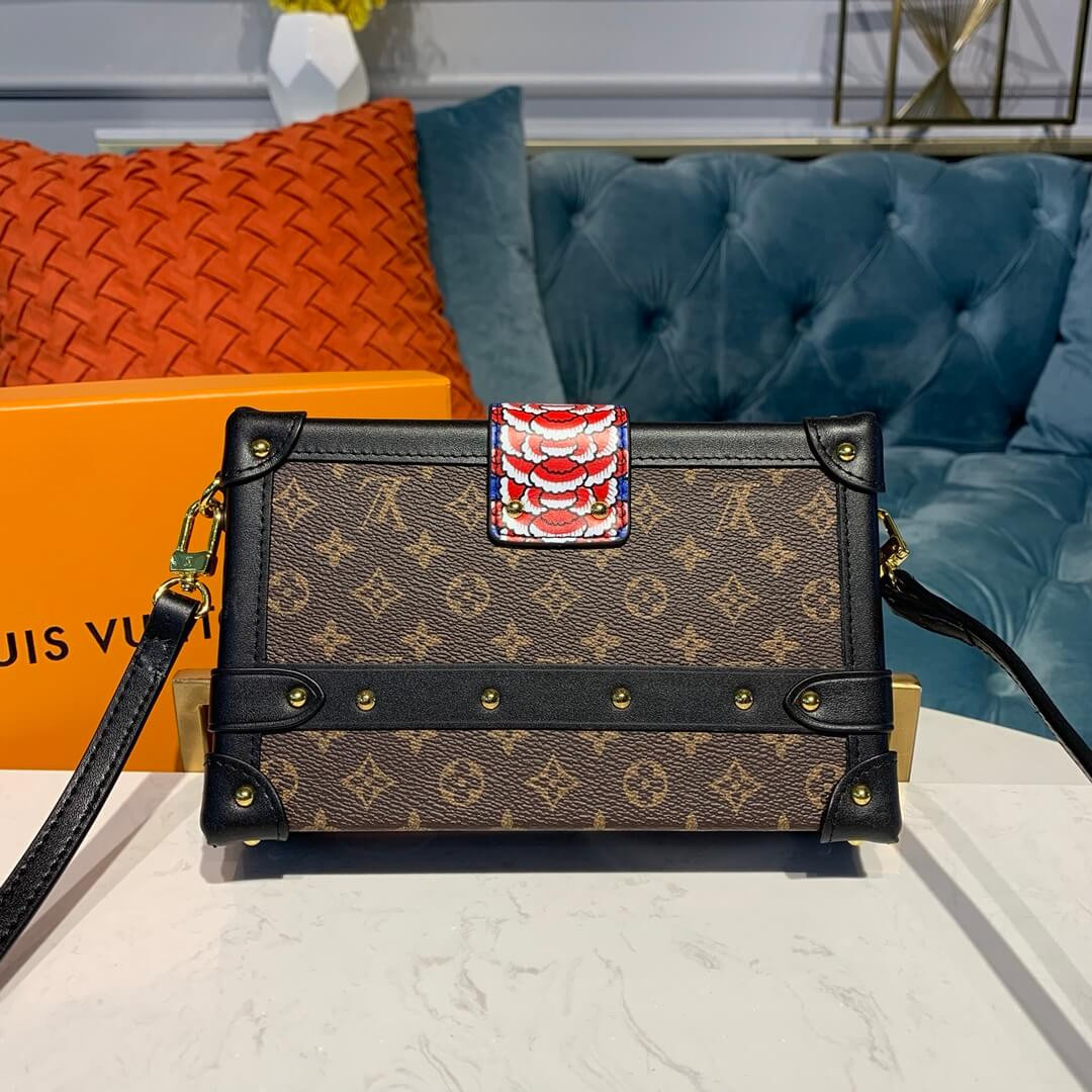 Louis Vuitton Reverse Monogram Kabuki Petite Malle M53544