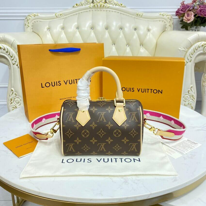 Louis Vuitton Monogram Speedy Bandouliere 20 M45948 Fuchsia