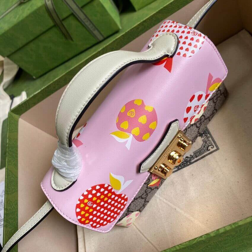 Gucci Les Pommes Padlock Mini Bag 652683