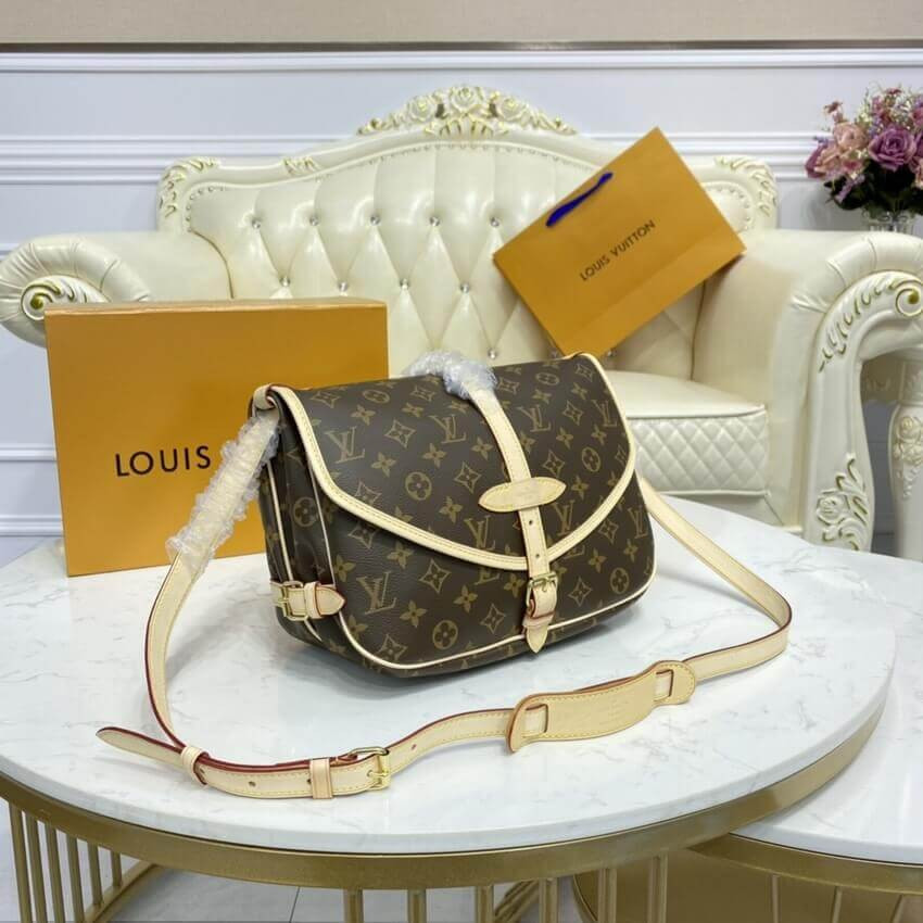 Louis Vuitton Monogram Canvas Saumur MM M40710