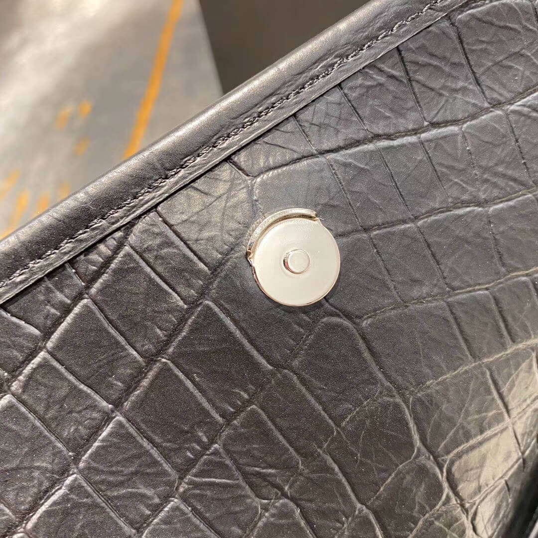 YSL Saint Laurent Niki Baby In Soft Crocodile-embossed Leather 533037