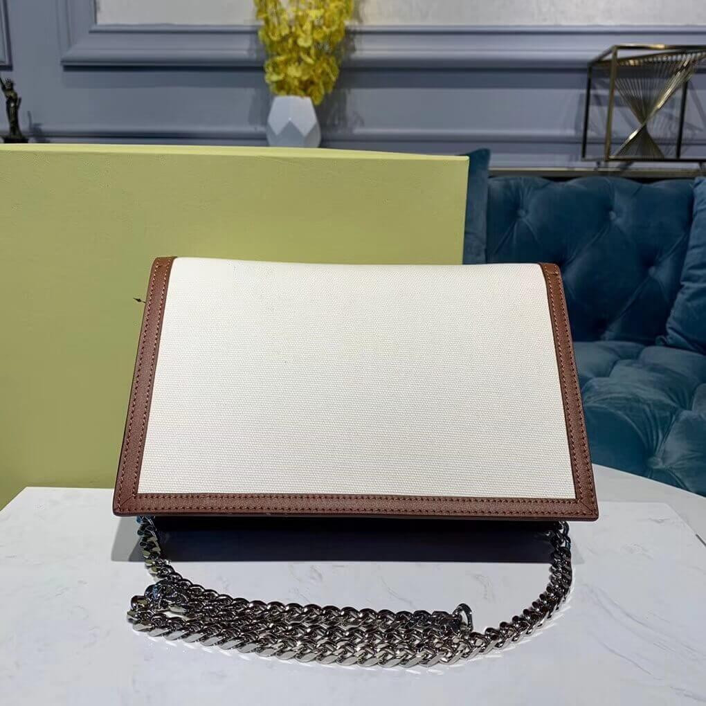 Burberry Small Canvas and Leather TB Envelope Clutch 80124471