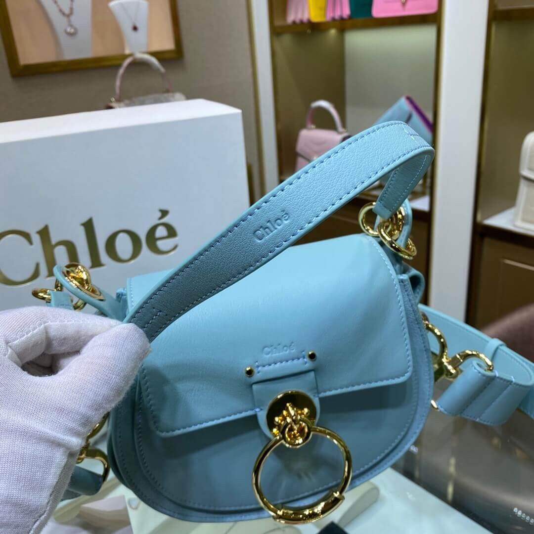Chloe Small Tess Bag In Calfskin S1153