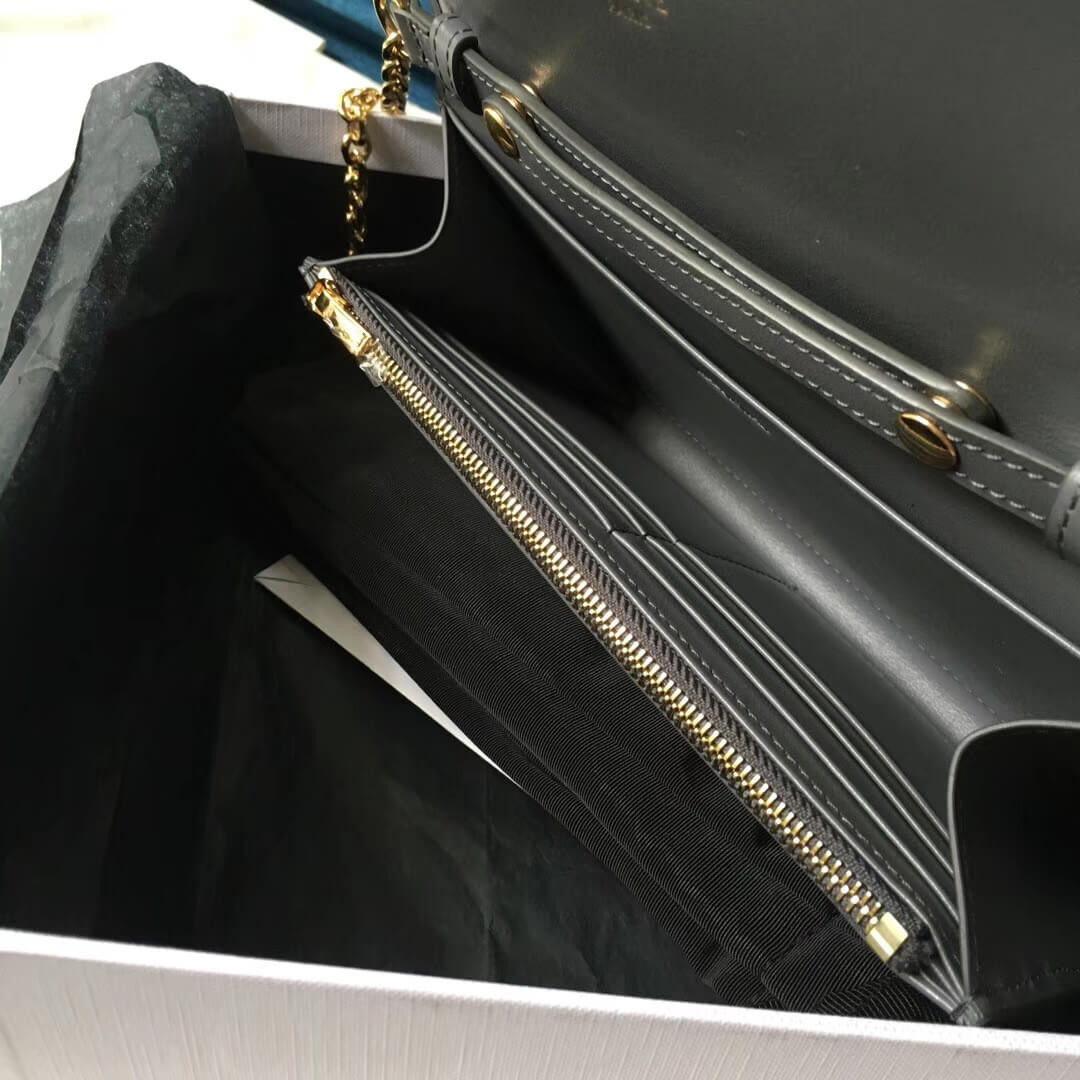 Celine C Wallet On Chain In Smooth Calfskin 10B903