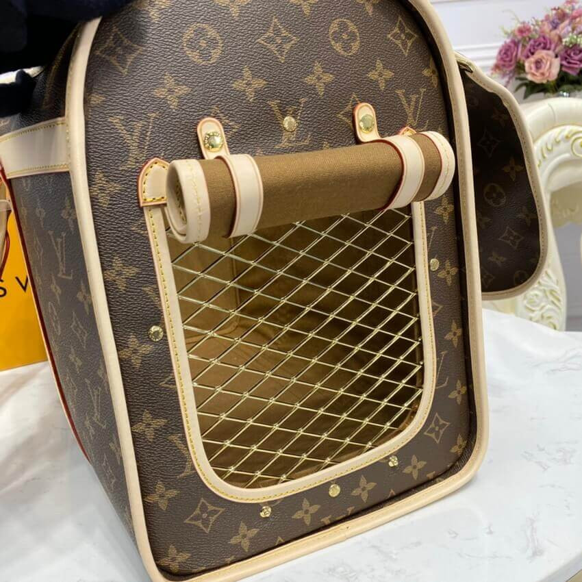 Louis Vuitton Monogram Canvas Dog Carrier 50 M42021