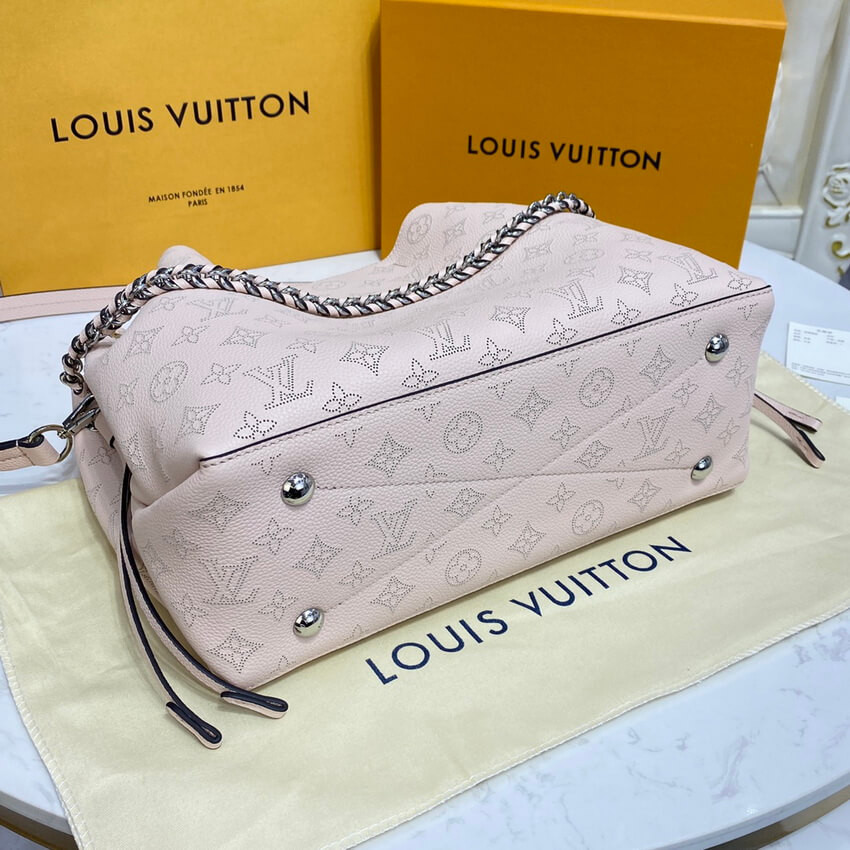 Louis Vuitton Mahina Calf Leather Bella Tote M59203 Cream