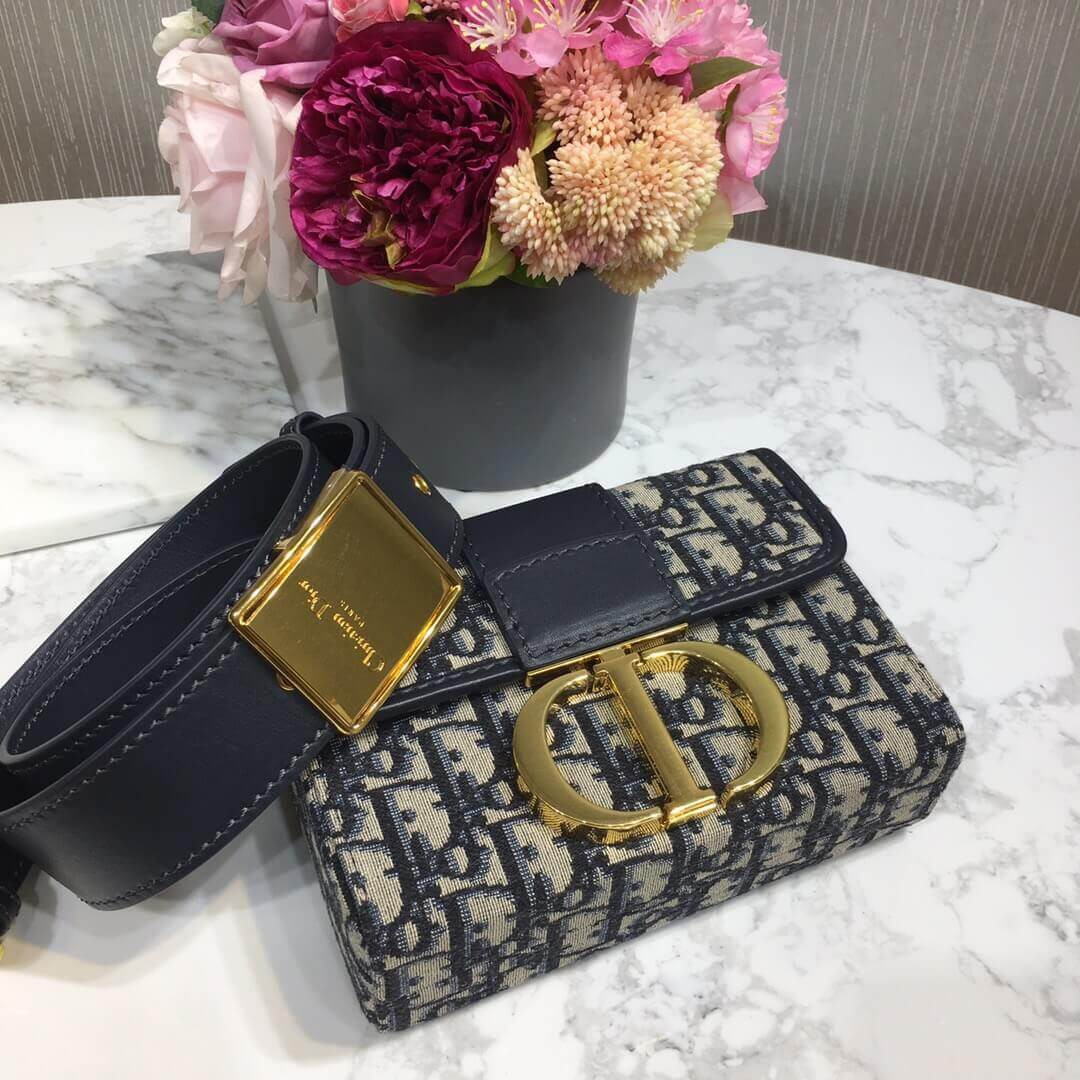 Christian Dior Oblique 30 Montaigne Box Bag M9204
