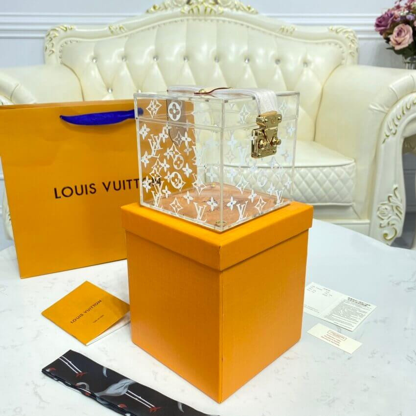 Louis Vuitton Cube Scott Box in Transparent GI0481