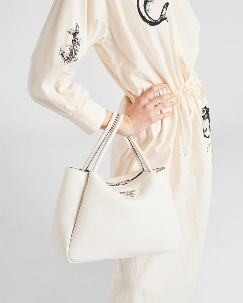 Prada Large Leather Handbag 1BC170