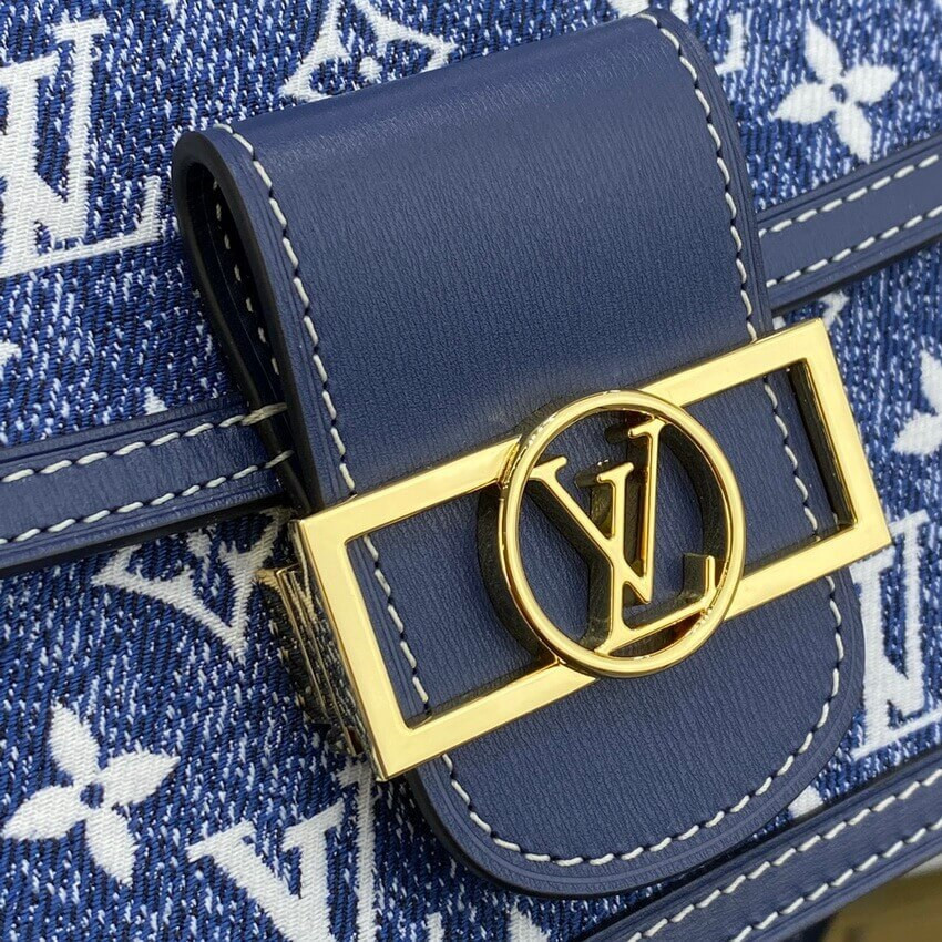 Louis Vuitton Monogram Denim Mini Dauphine M59716