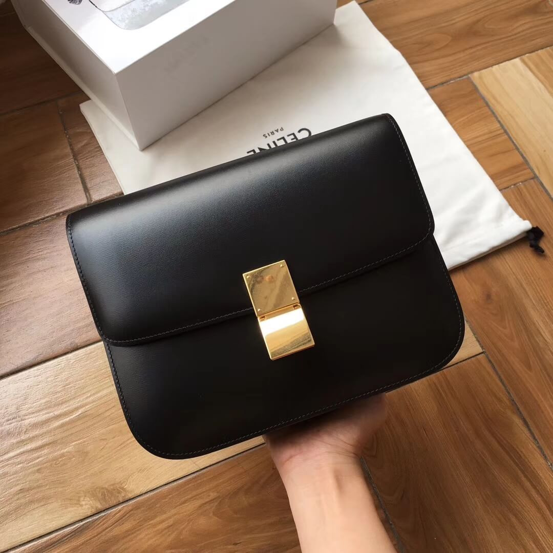 Celine Medium Classic Bag in Box Calfskin 189173