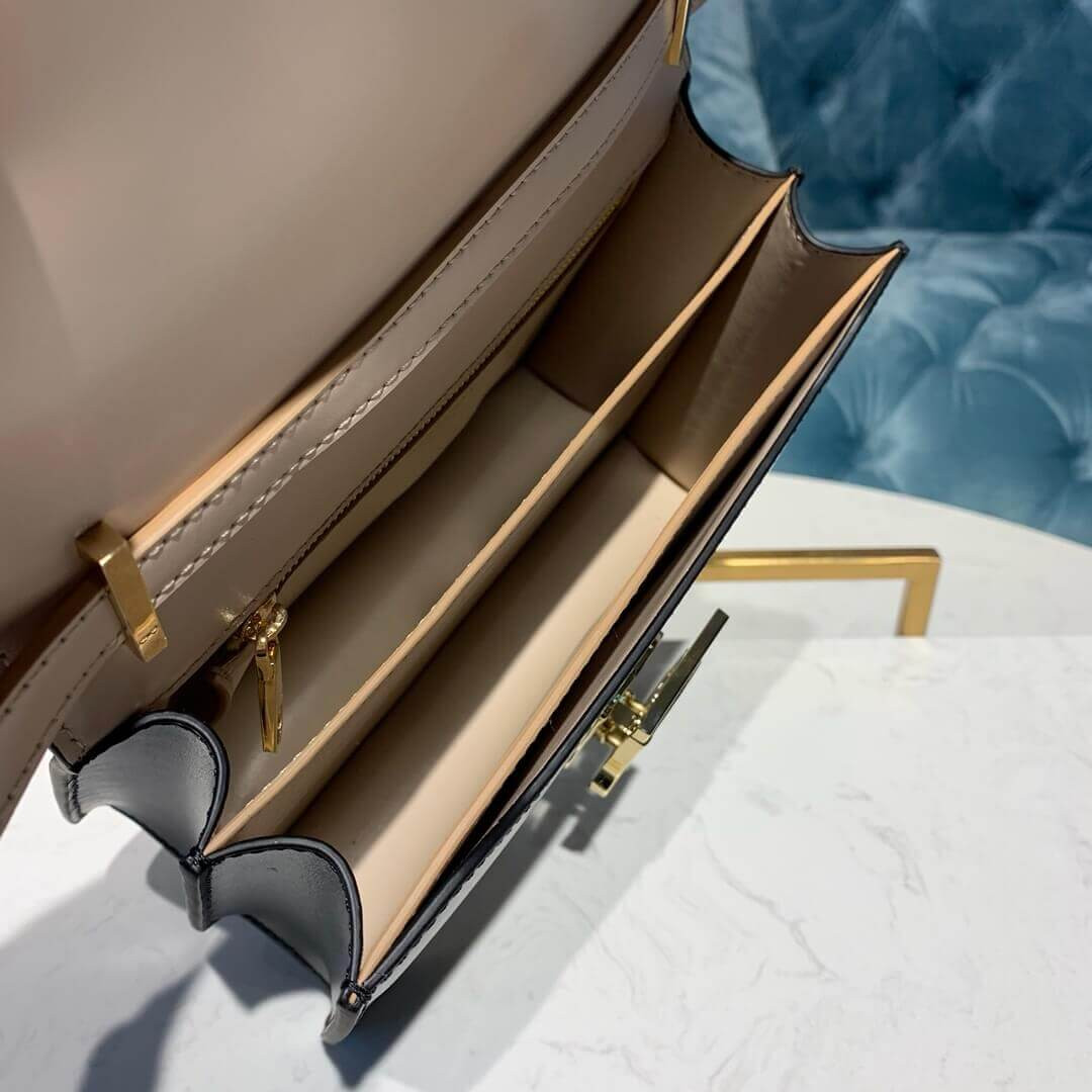 Burberry Small Two-tone Leather TB Bag 80134541