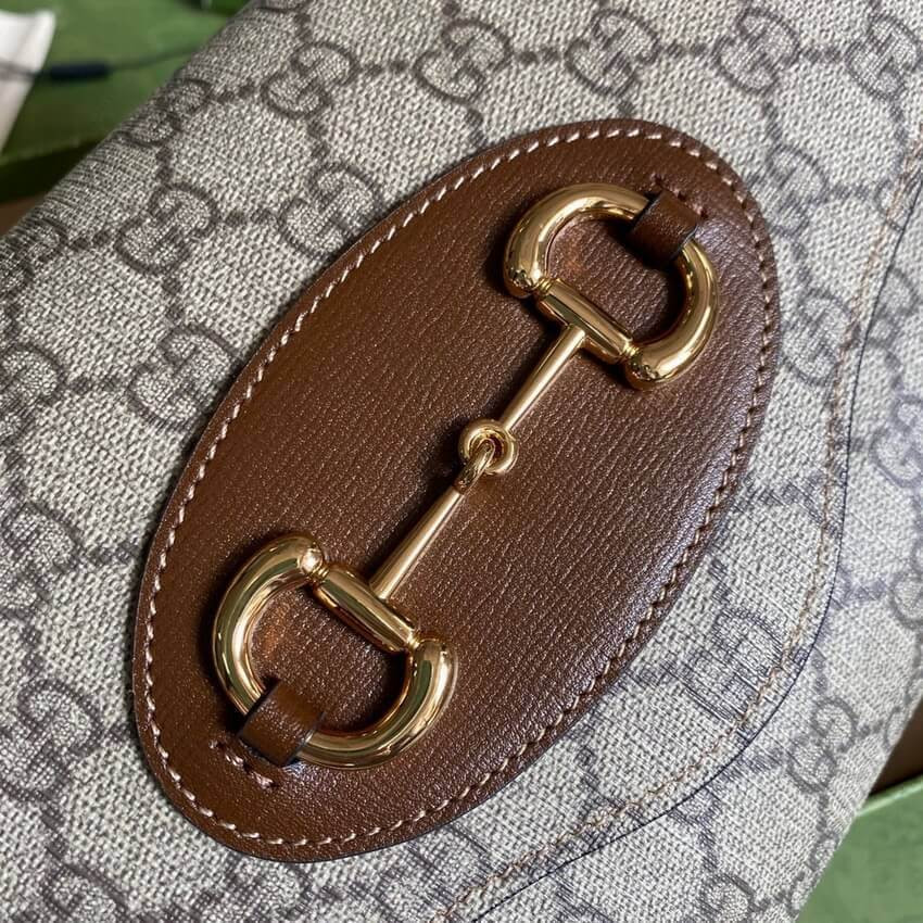 Gucci Horsebit 1955 Small Bag In GG Supreme 677286