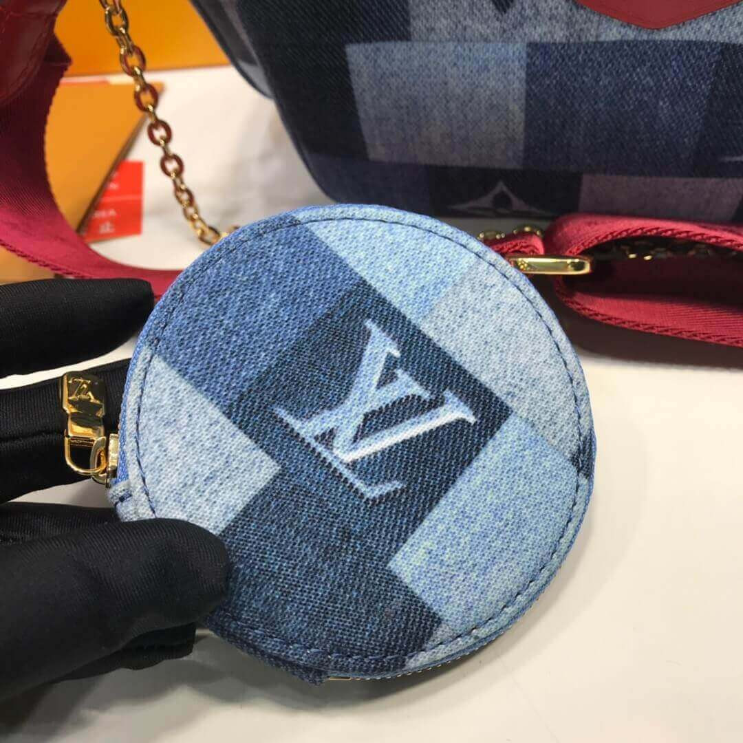 Louis Vuitton Monogram Denim Canvas Multi Pochette Accessoires M44990