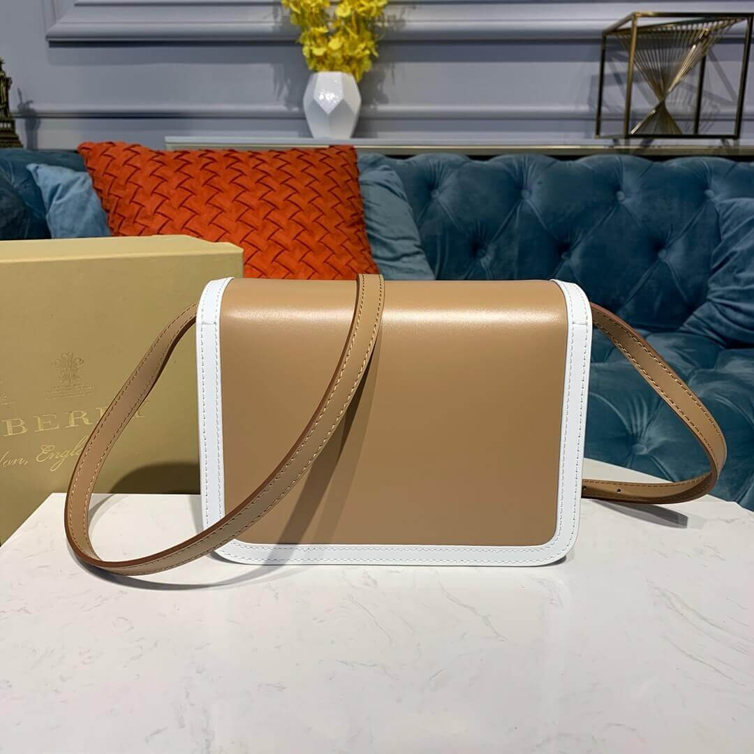Burberry Small Two-tone Leather TB Bag 80111981