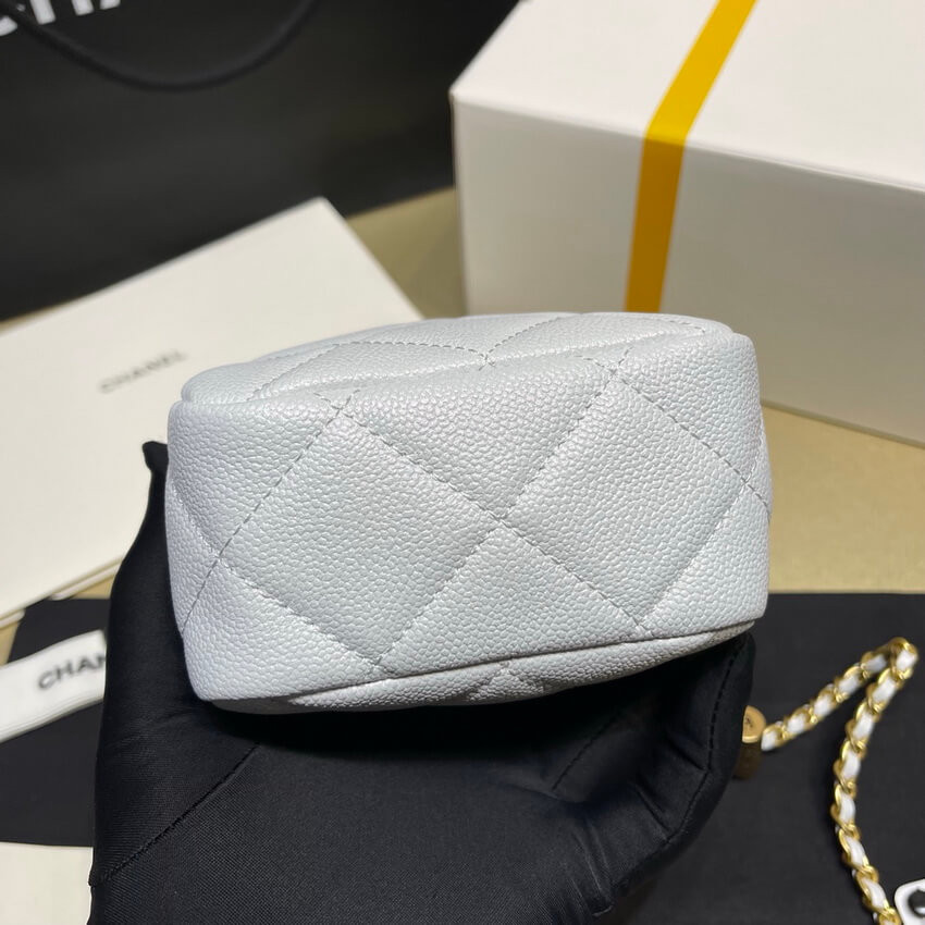 Chanel Mini Camera Bag Iridescent Grained Calfskin Bag AS2857