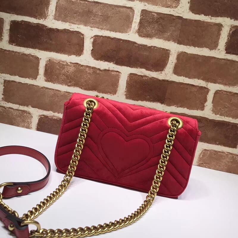Gucci GG Marmont Velvet Shoulder Bag 446744