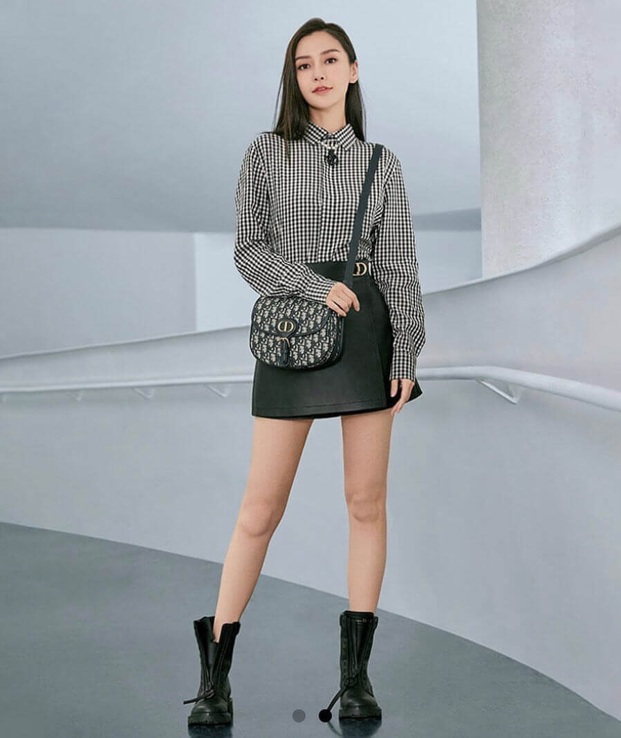 Christian Dior Medium Dior Bobby Bag in Oblique Jacquard M9319