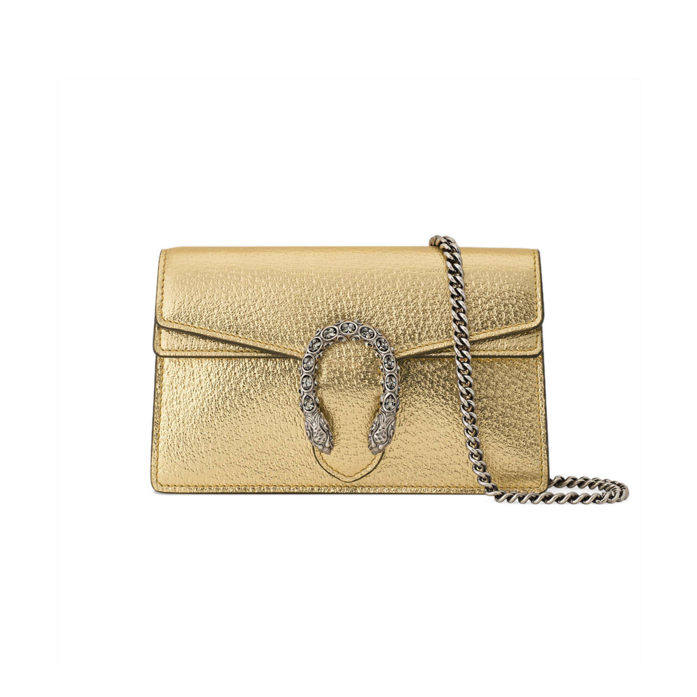Gucci Gold Dionysus Super Mini Bag 476432