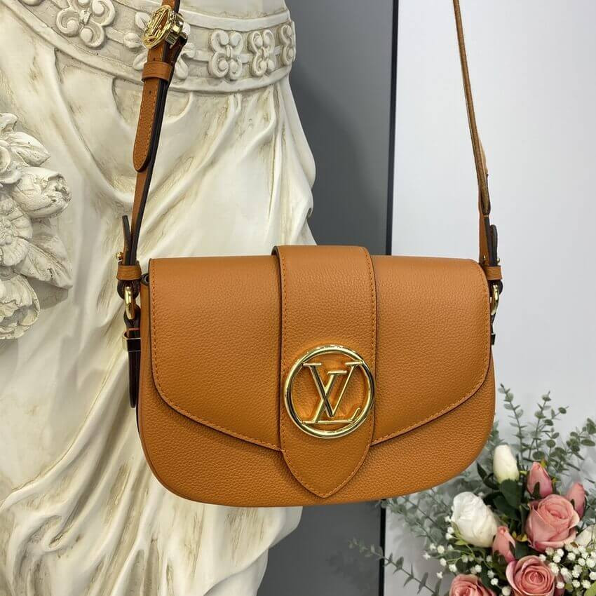 Louis Vuitton LV Pont 9 Soft MM M58968 Sienne Doree