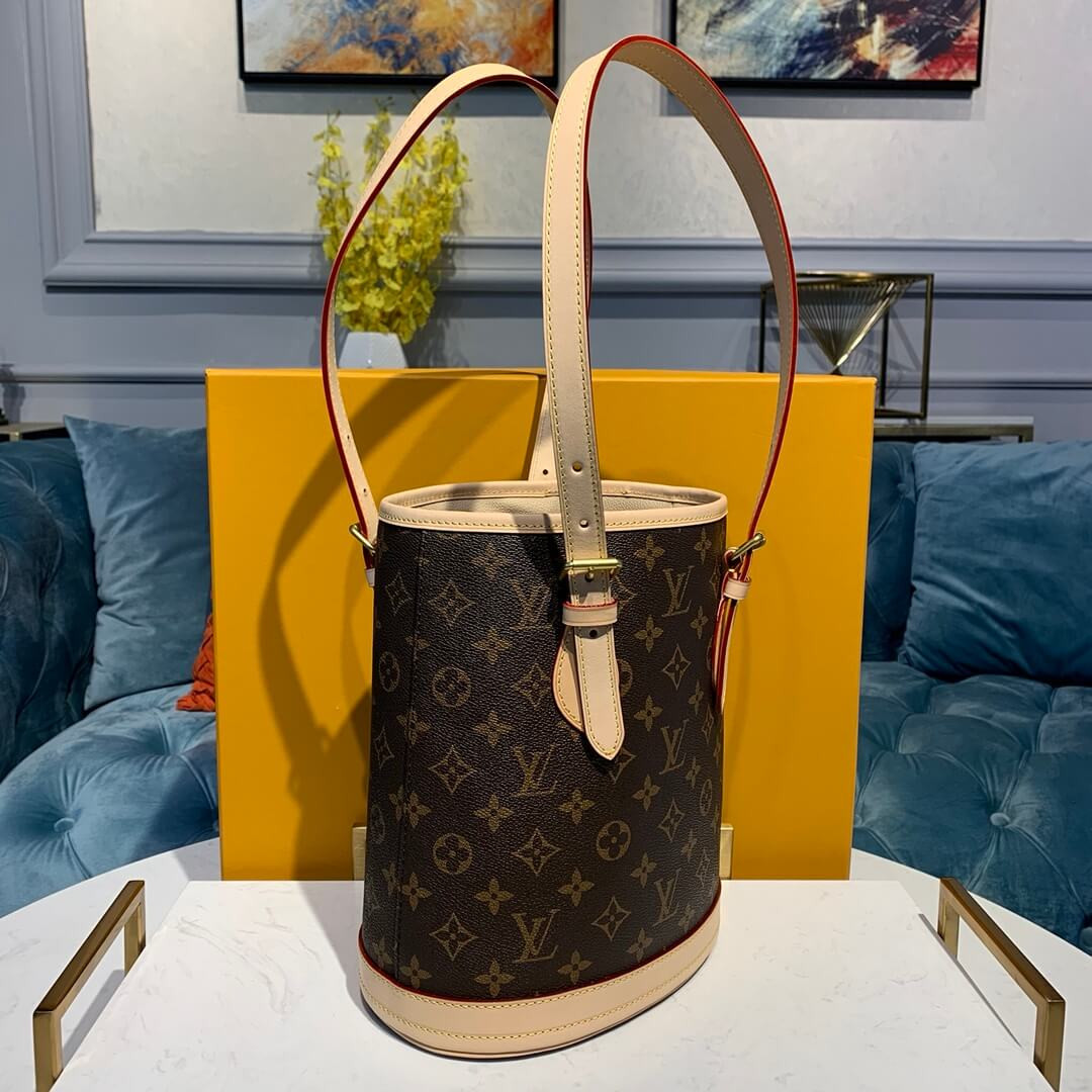 Louis Vuitton Monogram Petit Bucket M42238
