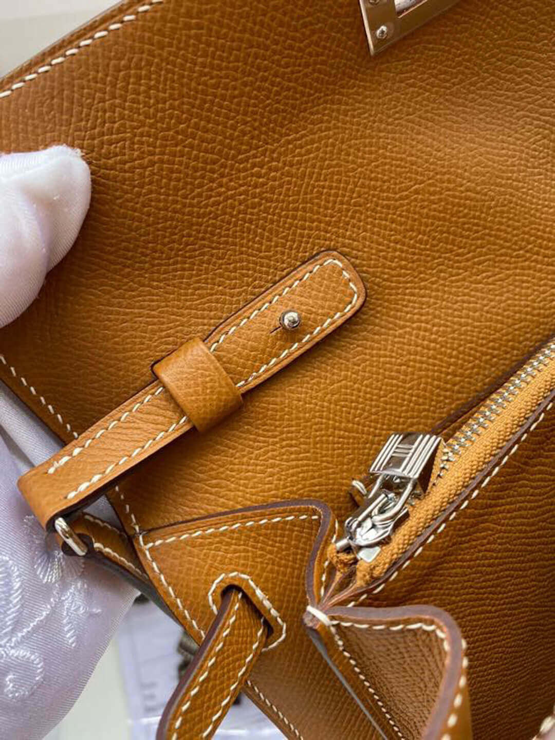 Hermes Kelly Wallet to Go Woc 499041 Brown