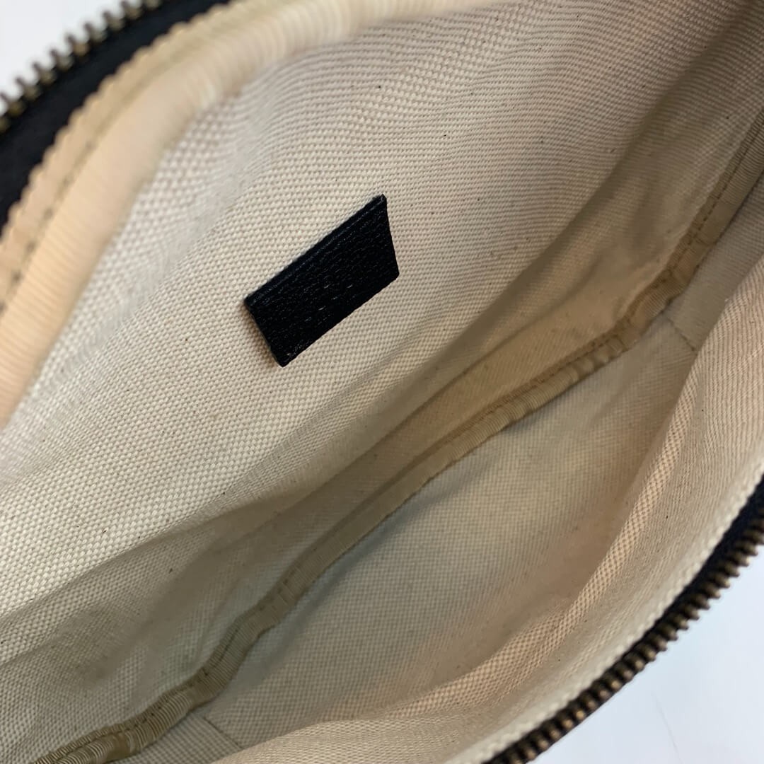 Gucci Print Leather Belt Bag 493869