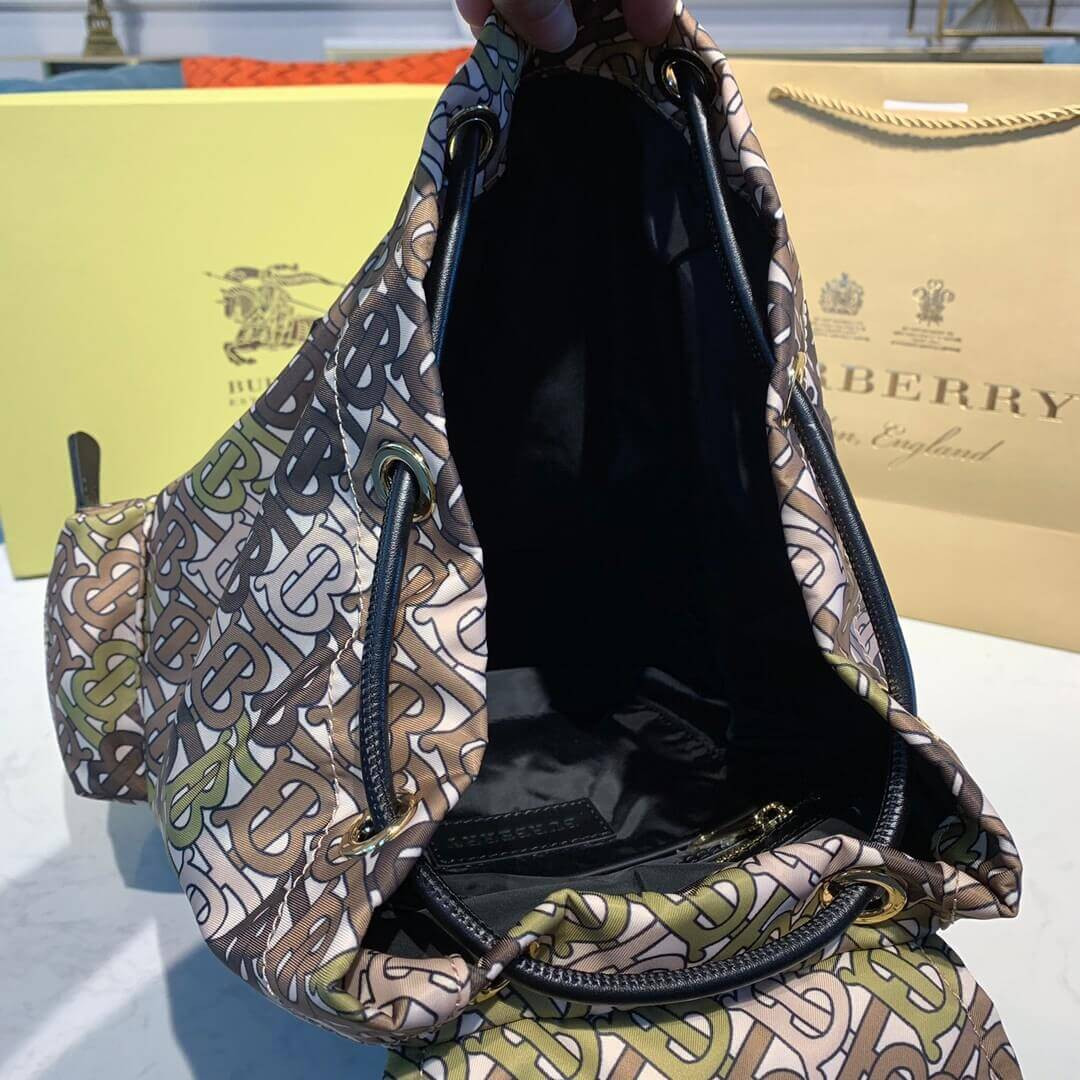 Burberry The Medium Rucksack in Monogram Print Nylon 80118051