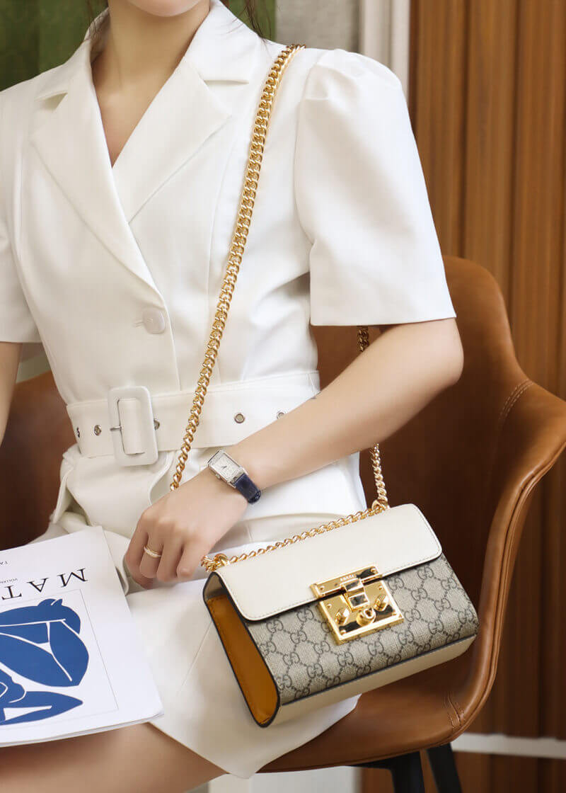 Gucci Padlock Small GG Shoulder Bag 409487