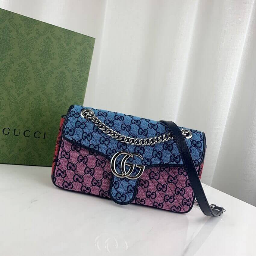 Gucci GG Marmont Multicolour Small Shoulder Bag 443497