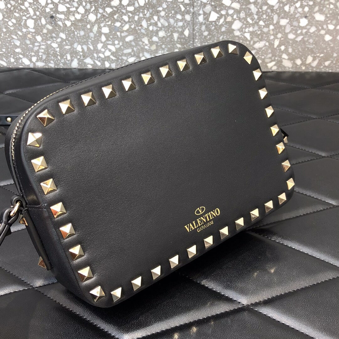 Valentino Garavani Small Rockstud Calfskin Crossbody Bag 0809
