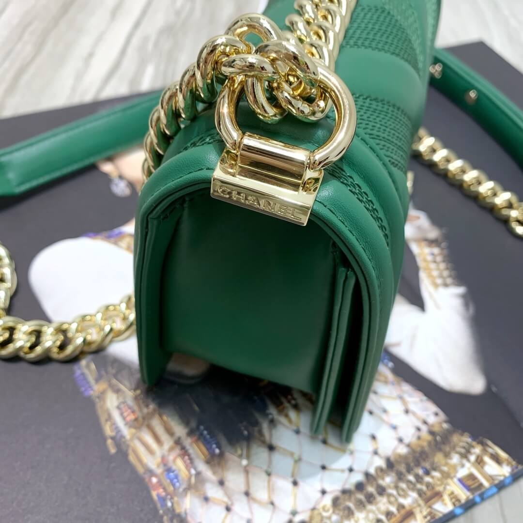 Chanel Calfskin Small Boy Chanel Handbag A67085