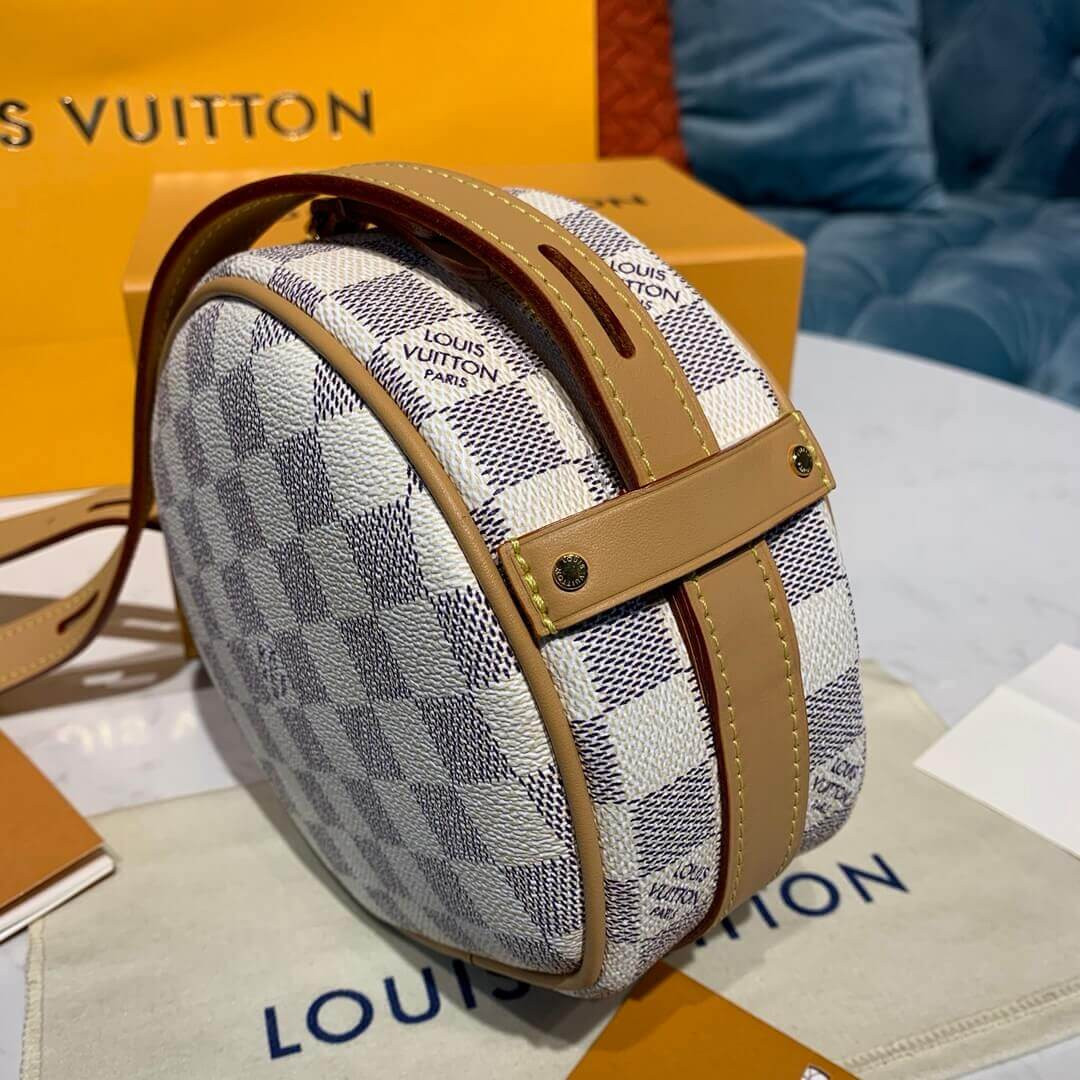Louis Vuitton Damier Azur Boite Chapeau Souple PM N40333