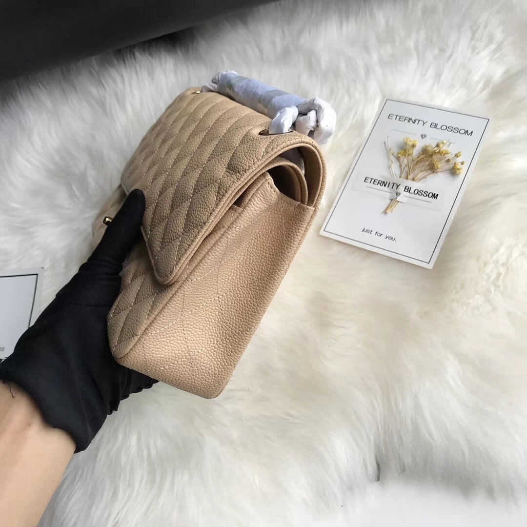 Chanel Caviar Calfskin Classic Flap Bag A01112