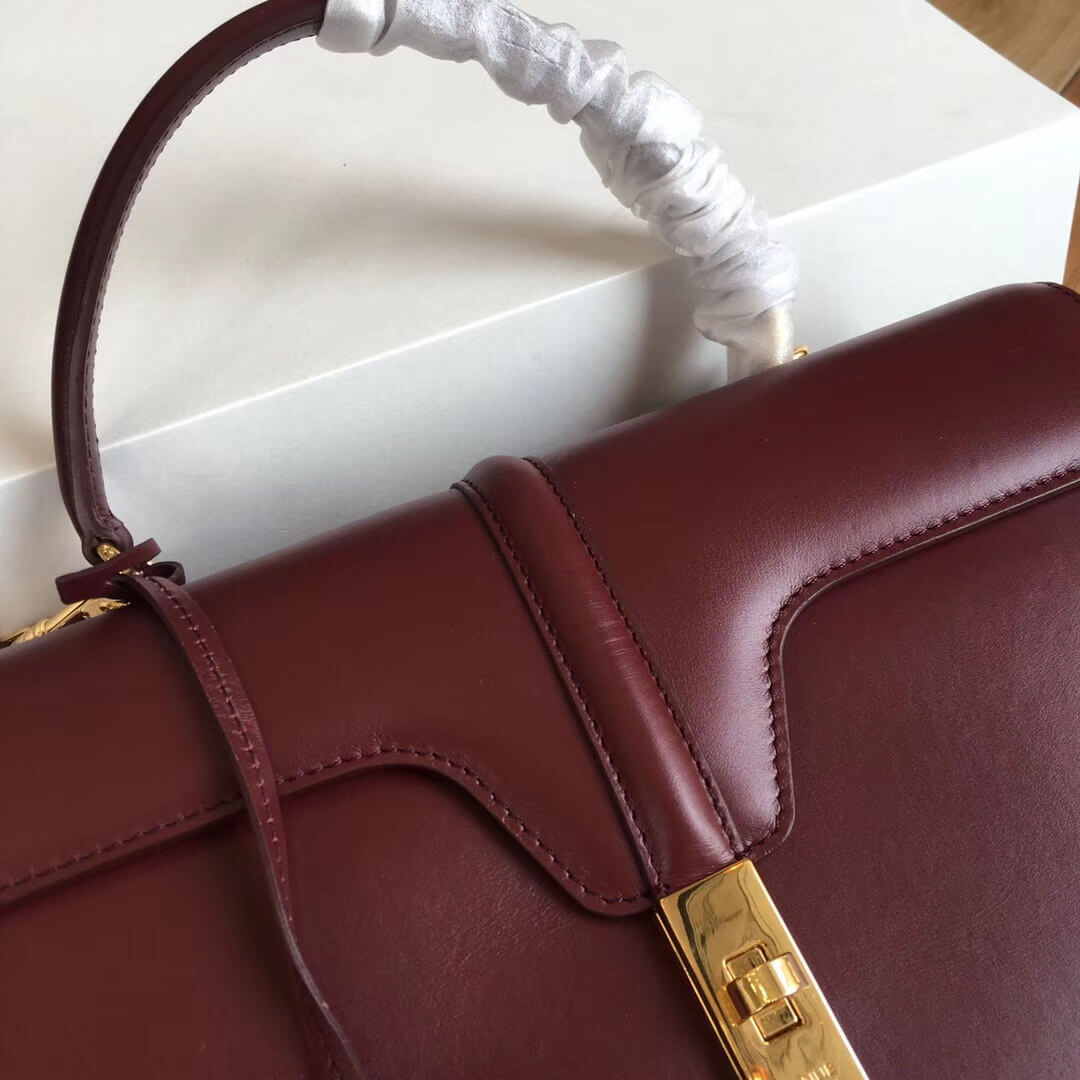 Celine Medium 16 Bag In Satinated Calfskin 187373