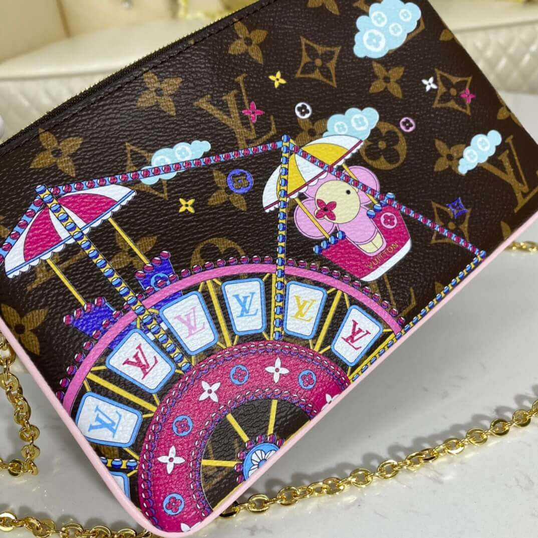 Louis Vuitton Double Zip Pochette M69744