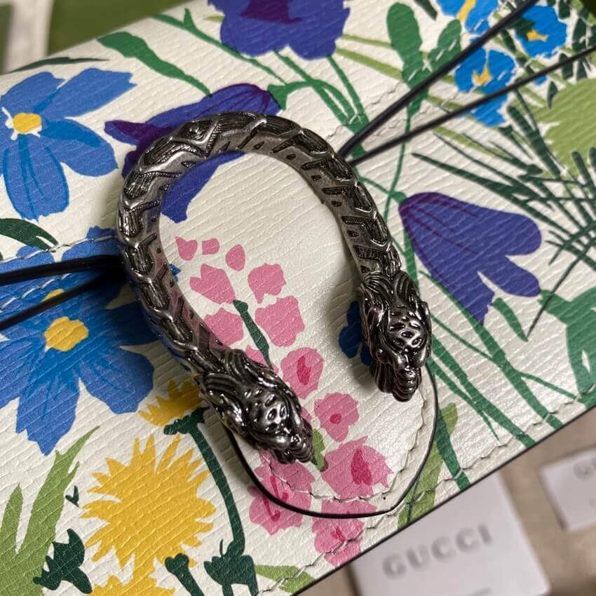 Gucci Dionysus Ken Scott Print Super Mini Bag 476432 Ivory