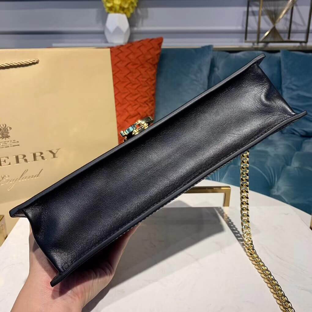 Burberry Small Monogram Stripe E-canvas TB Envelope Clutch 80203051