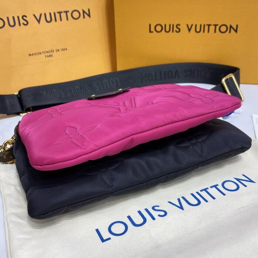 Louis Vuitton Maxi Multi Pochette Accessoires M58980 Black/Fuchsia