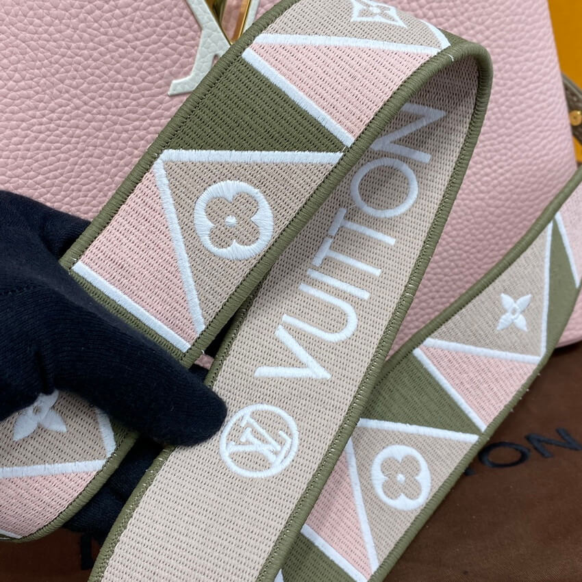 Louis Vuitton Capucines MM M59020 Rose/Beige