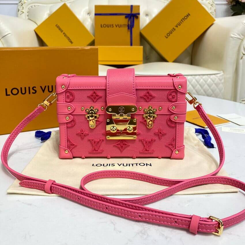 Louis Vuitton Petite Malle Bag M20745 Fluo Pink