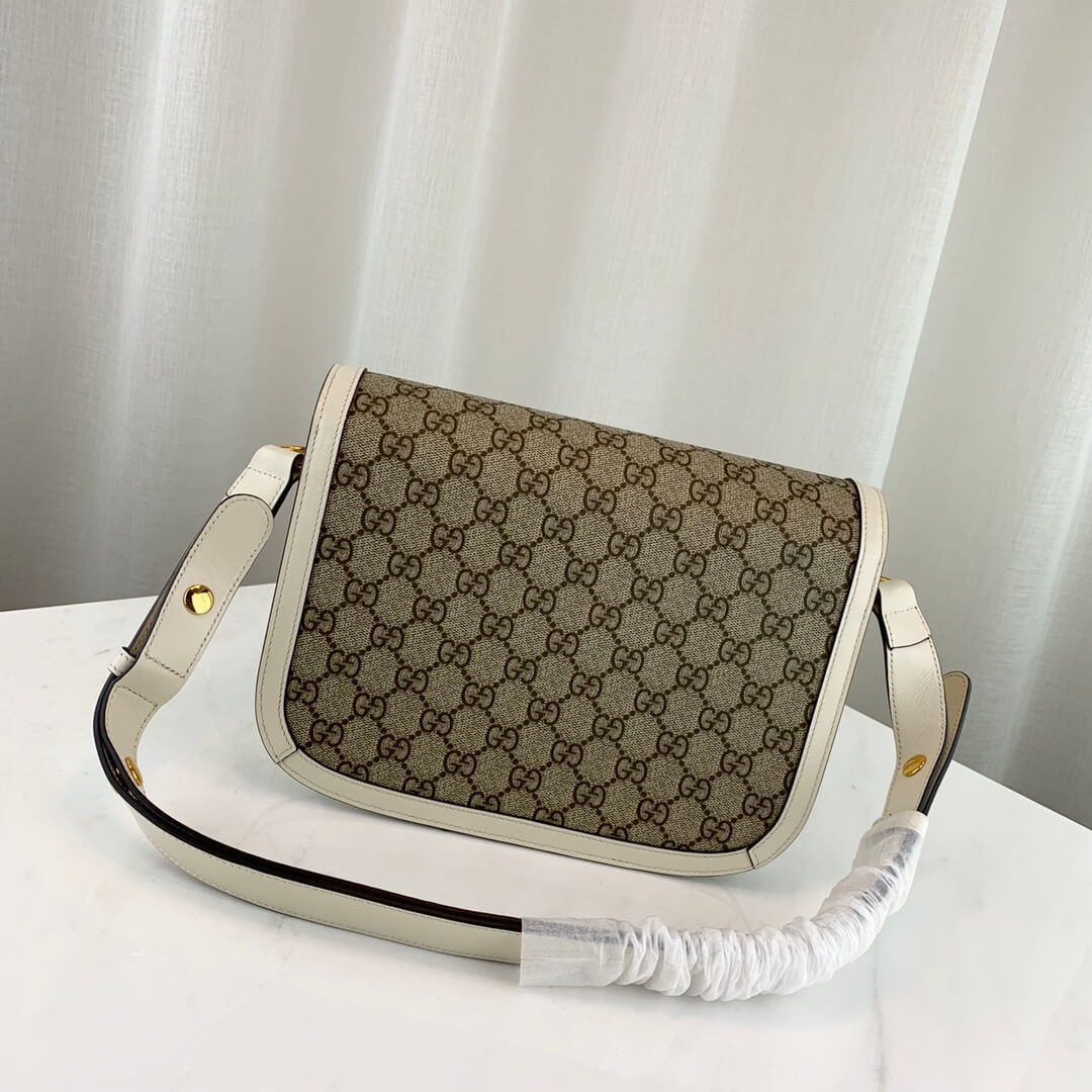 Gucci 1955 Horsebit GG Supreme Shoulder Bag 602204
