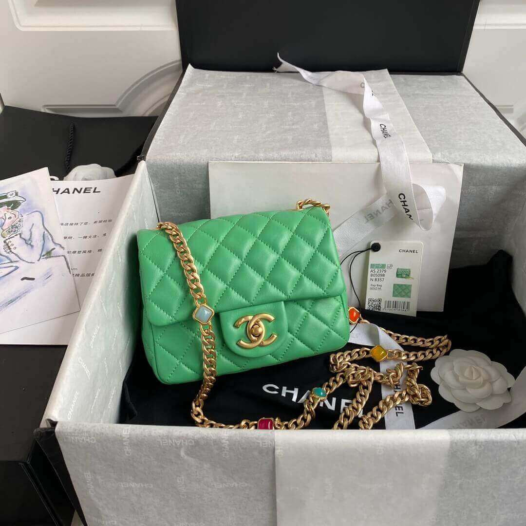 Chanel Mini Square Resin Bag AS2379