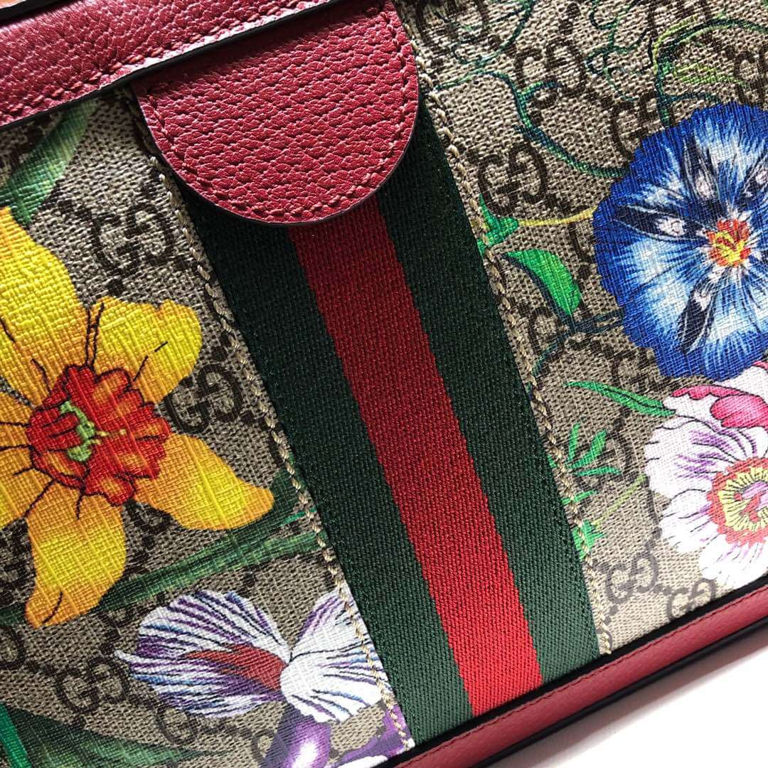 Gucci Ophidia GG Flora Small Shoulder Bag 550622