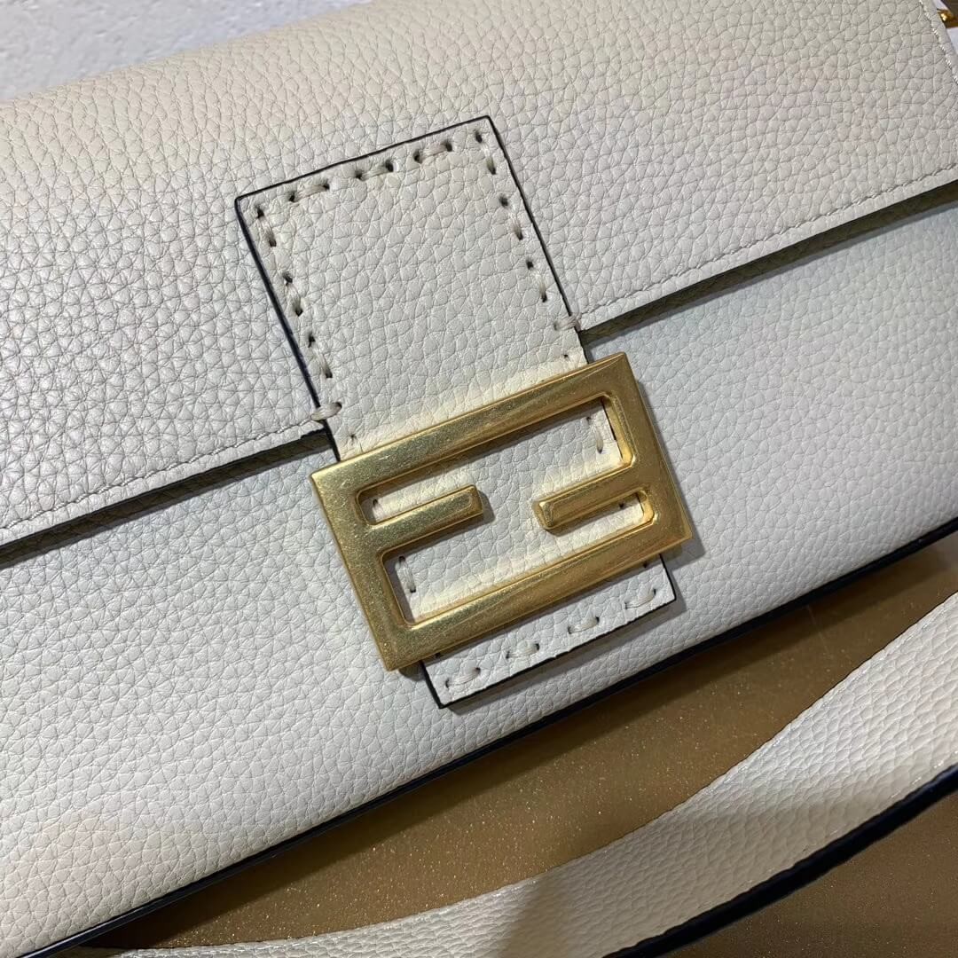 Fendi Grained Calfskin Baguette Bag 8BR600