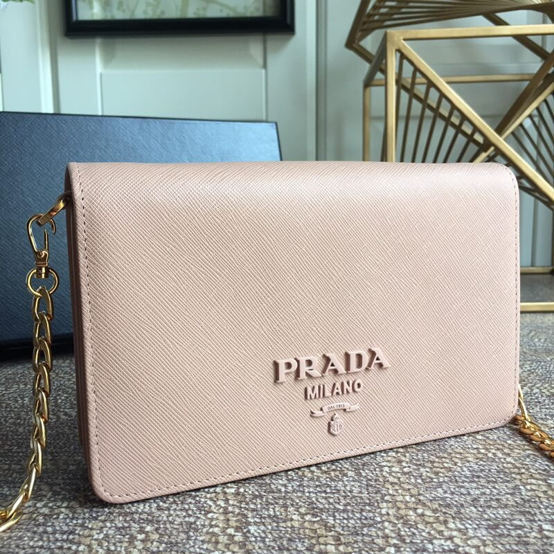 Prada Saffiano Leather Shoulder Bag 1BP012