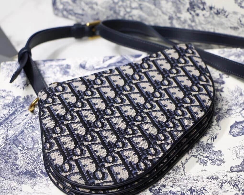 Christian Dior Saddle Oblique Clutch S5642